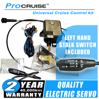 Universal Cruise Control Kit, electric servo (With LH Stalk control switch)AUTOMATIC