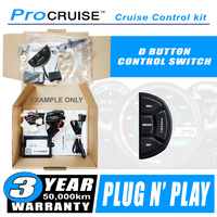 Cruise Control Kit Ford Transit All 2012-ON (With D-Shaped control switch)