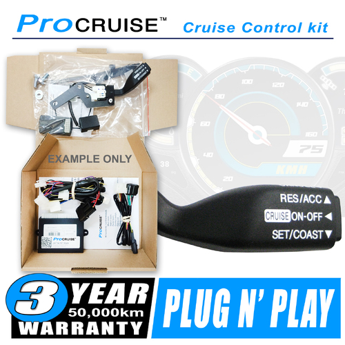 Cruise Control Kit fits Landcruiser 100 Series 4.2Tdi 2000+ (With RH Stalk control switch)