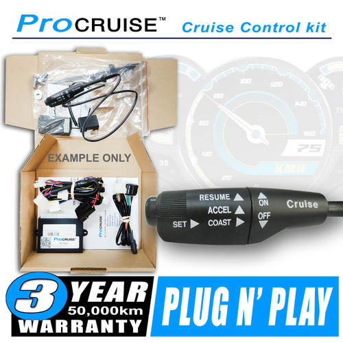 Cruise Control Kit FITS TOYOTA Yaris NCP90, 91 Manual 10/2005-2011-ON (With LH Stalk control switch)